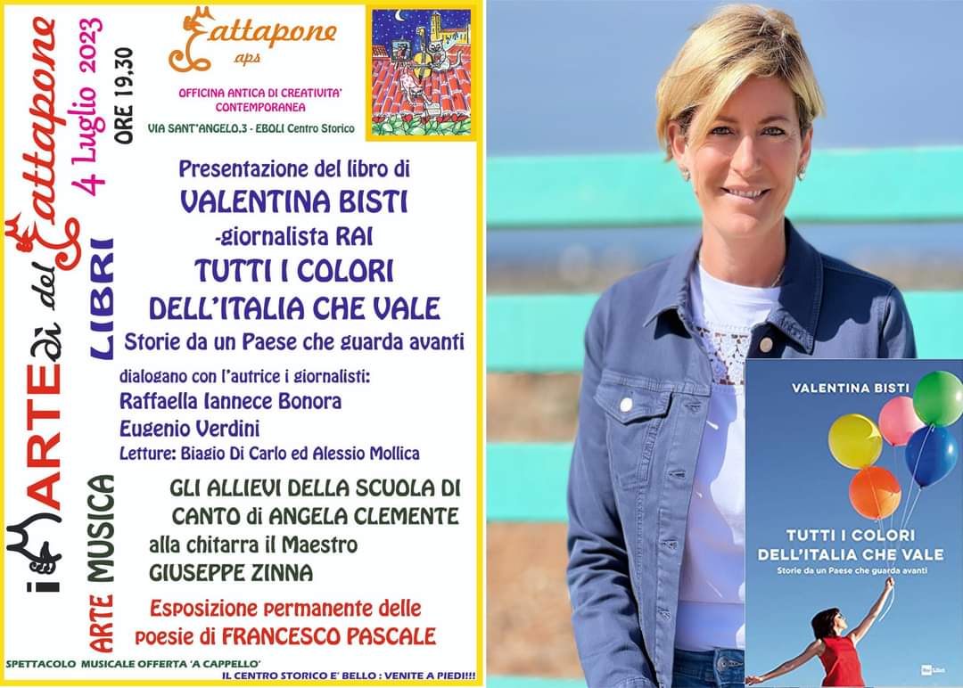 Tutti i colori dell’Italia che vale. Valentina Bisti presenta il suo libro