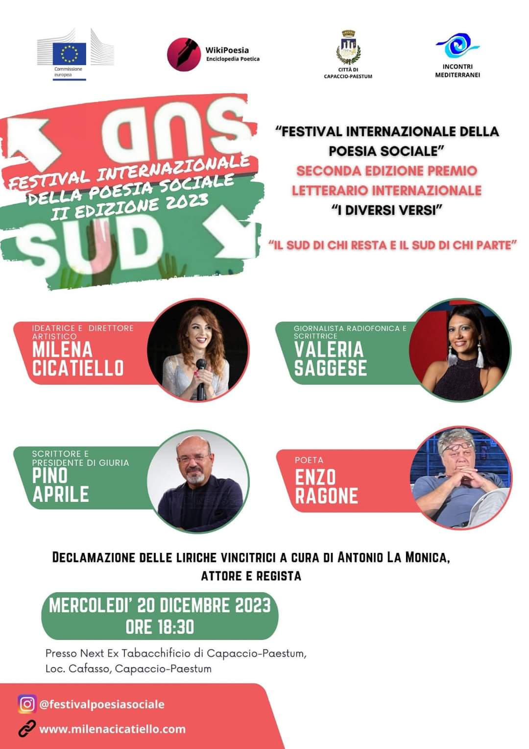 “I diversi versi”. La poesia sociale in concorso a Paestum